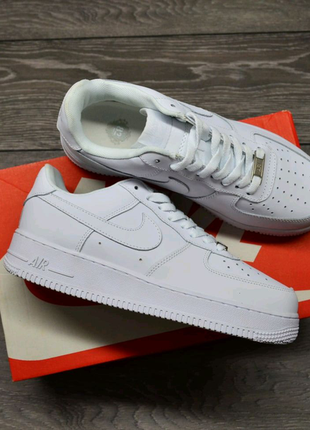 Nike air force 1 white8 фото