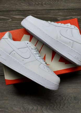 Nike air force 1 white10 фото