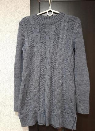 Теплая туника свитер