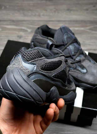 Adidas yeezy 500 utility black9 фото