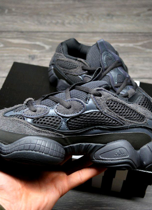 Adidas yeezy 500 utility black10 фото