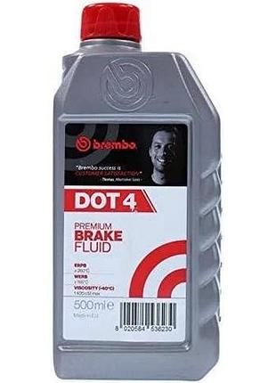 Гальмівна рідина dot 4 500мл brembo
