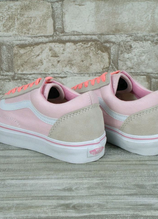 Vans old skool pink3 фото