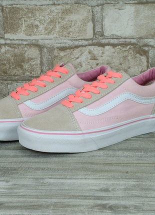 Vans old skool pink4 фото