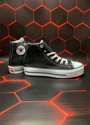 Converse high platform black3 фото