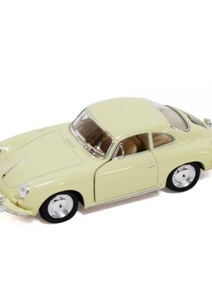 Машинка модель kinsmart 5'' porsche 356b carrera kt5398w бежевый