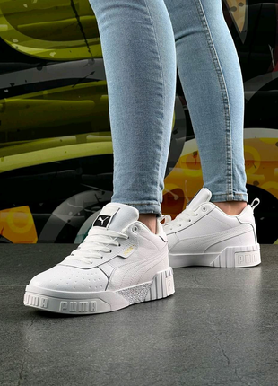 Кросівки puma cali white зима 36-412 фото