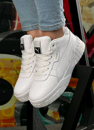 Кросівки puma cali white зима 36-4111 фото