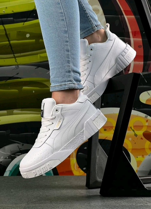 Кросівки puma cali white зима 36-4112 фото