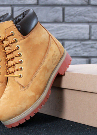 Черевики timberland на хутрі 40-443 фото