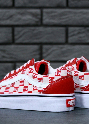 Vans old skool supreme3 фото