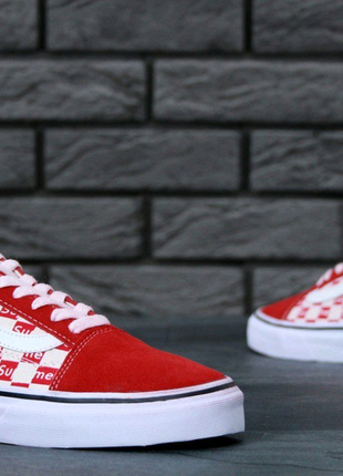 Vans old skool supreme4 фото