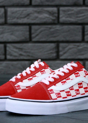 Vans old skool supreme5 фото