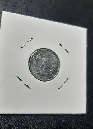 Монета германия - гдр 1 пфенниг, 1968 года4 фото