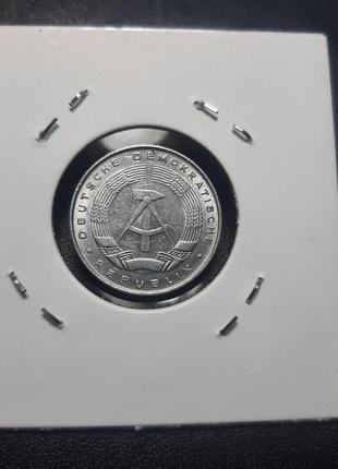 Монета германия - гдр 5 пфеннигов, 1975 года6 фото