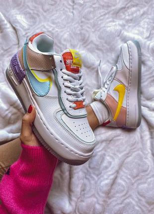 Женские кроссовки nike  air force 1 shadow colors