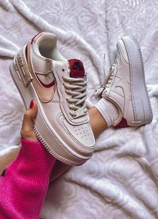 Женские кроссовки nike air force 1 shadow phantom