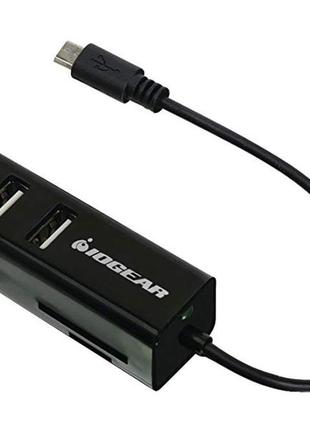 Кард-рідер iogear gofor2 + micro-usb otg для мобільних пристроїв