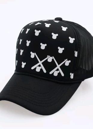 Кепка тракер хрестики з сіточкою