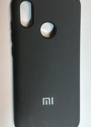 Силікон silicone case xiaomi mi8 black