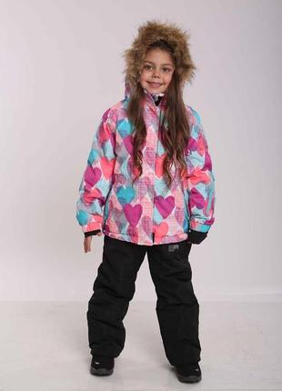 Зимний комбинезон на девочку р.92-98 премиум-качество чехия
