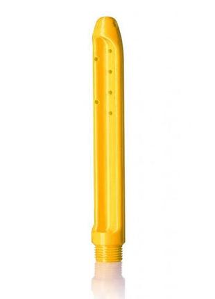 Насадка для анального душу xtrm o clean, жовта, 17.5 х 2.5 см кітті