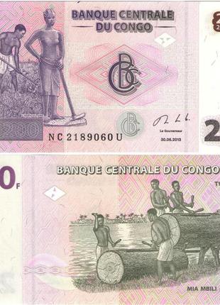 Бона др конго, 200 франков, 2013 года3 фото