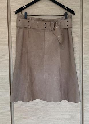 Юбка миди кожаная демисезонная премиум бренд германии penny black размер мl