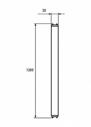 Лампа трубка led 18w 1200mm 220v 1600lm 6500k g13 [42604104814...3 фото