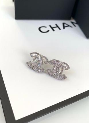 Сережки з цирконами