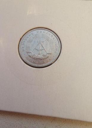Монета германия - гдр 1 пфенниг, 1981 года5 фото