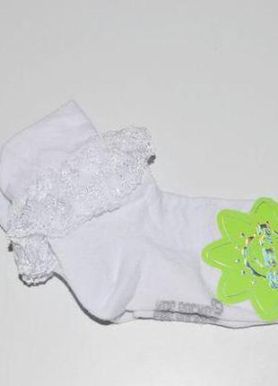 Шкарпетки дитячі бавовняні антибактеріальні білий ажур з мереж...