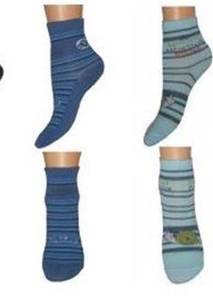 Шкарпетки бавовняні з візерунком для хлопчиків (уп.12шт.) ag-10