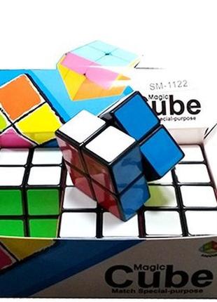 Головоломка кубик рубіка - 2*2, набір 6шт.1 фото