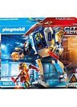 Ігровий набір арт. 70571 (5шт) playmobil, поліцейський робот,к...