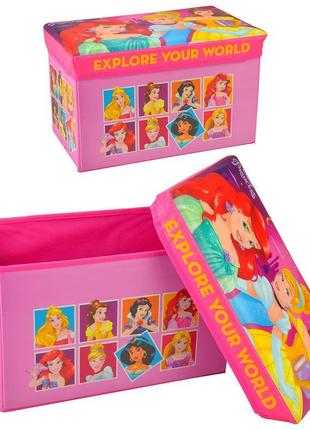 Кошик-скринька для іграшок princess d-3530 пакет. 40*25*25см