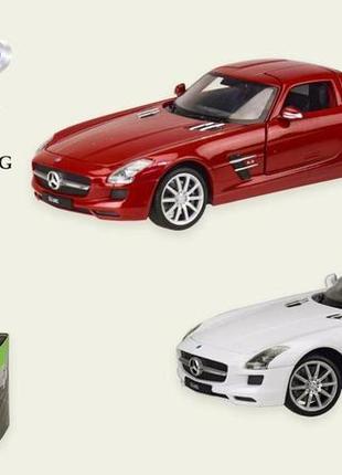 Машина мет. welly арт. 24025w (24шт/4) 1:24 mercedes-benz sls ...