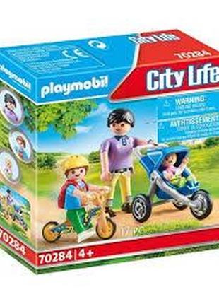 Ігровий набір арт. 70284 (9шт) playmobil, мати з дітьми,короб.