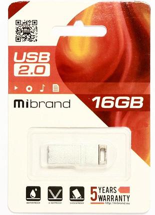 Flash mibrand usb 2.0 chameleon 16gb silver 2