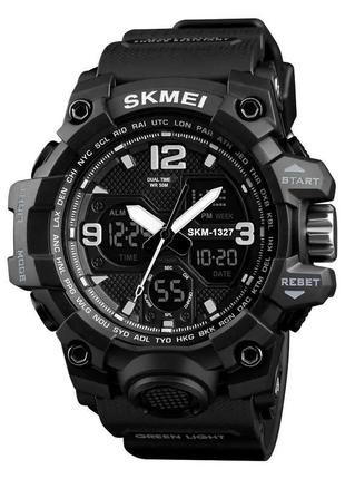 Чоловічий спортивний годинник skmei 1327 hamlet (чорний)