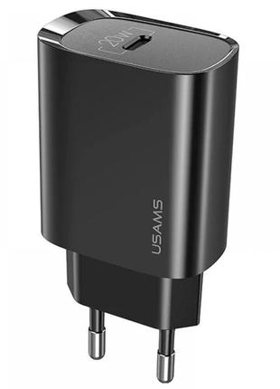 Мережевий зарядний пристрій із швидкою зарядкою pd20w usams us...