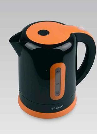 Електрочайник 2000вт 1,7л mr-040-black (диск.) тм maestro