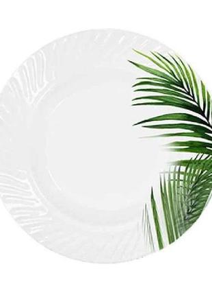 Тарілка мілка склокераміка №7 d=180мм тропік (6шт в уп) 30057-...