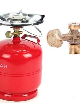 Туристичний комплект a002 газовий балон та пальник (3кг 8л)