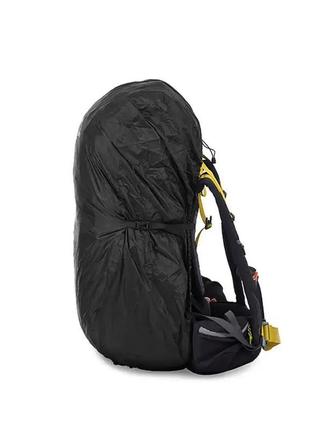 Водостійкий чохол на рюкзак naturehike кавер 55-75л (чорний)3 фото