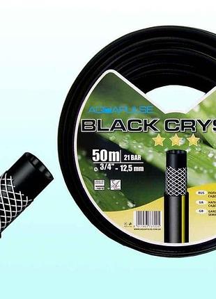 Шланг для поливання black cristal 3/4 (50 м) бухта тм aquapulse