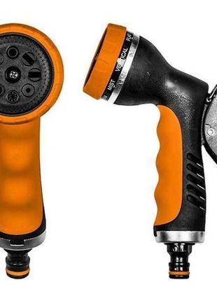 Пістолет для поливу hobby, 8 режимів металевий тм bradas