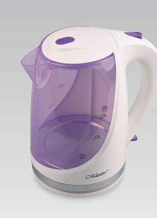 Електрочайник 1850-2200вт 1,7л mr-044-violet (диск.,підсв.) тм...