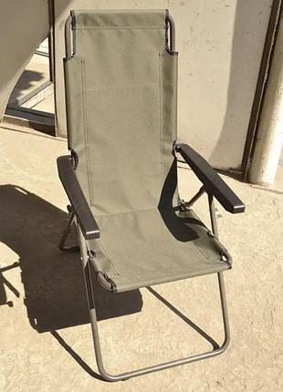 Крісло — шезлонг розкладне для відпочинку та туризму посилене ...