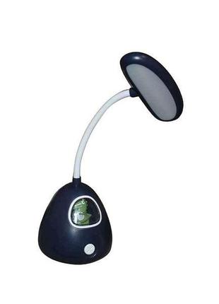 Лампа настільна led 1,6 w чорна, акумулятор тм prc